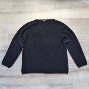 Les Copains Balck Long Sleeve Sweater Size 50 EUC